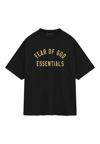 Çocuklar için Şık Jersey Bisiklet Yaka Tişört - Fear of God Essentials