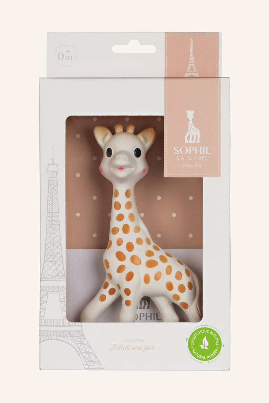 Zürafa Oyuncak, 18 cm Doğal Kauçuk, Yumuşak Dokulu, Motor ve Duyusal Gelişim İçin