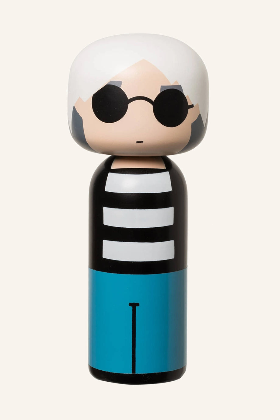 ANDY Dekoratif Figür, El Boyamalı Kokeshi Tarzı, 14,5 cm