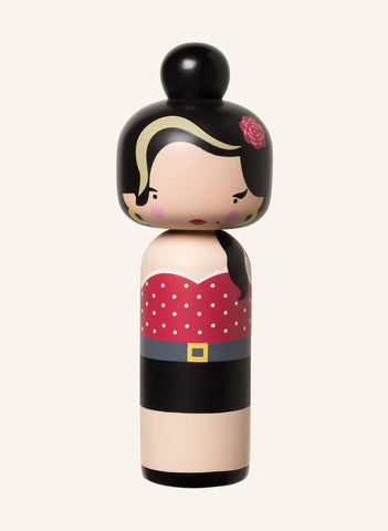 AMY WINEHOUSE Dekoratif Figür, El Boyama, 17 cm