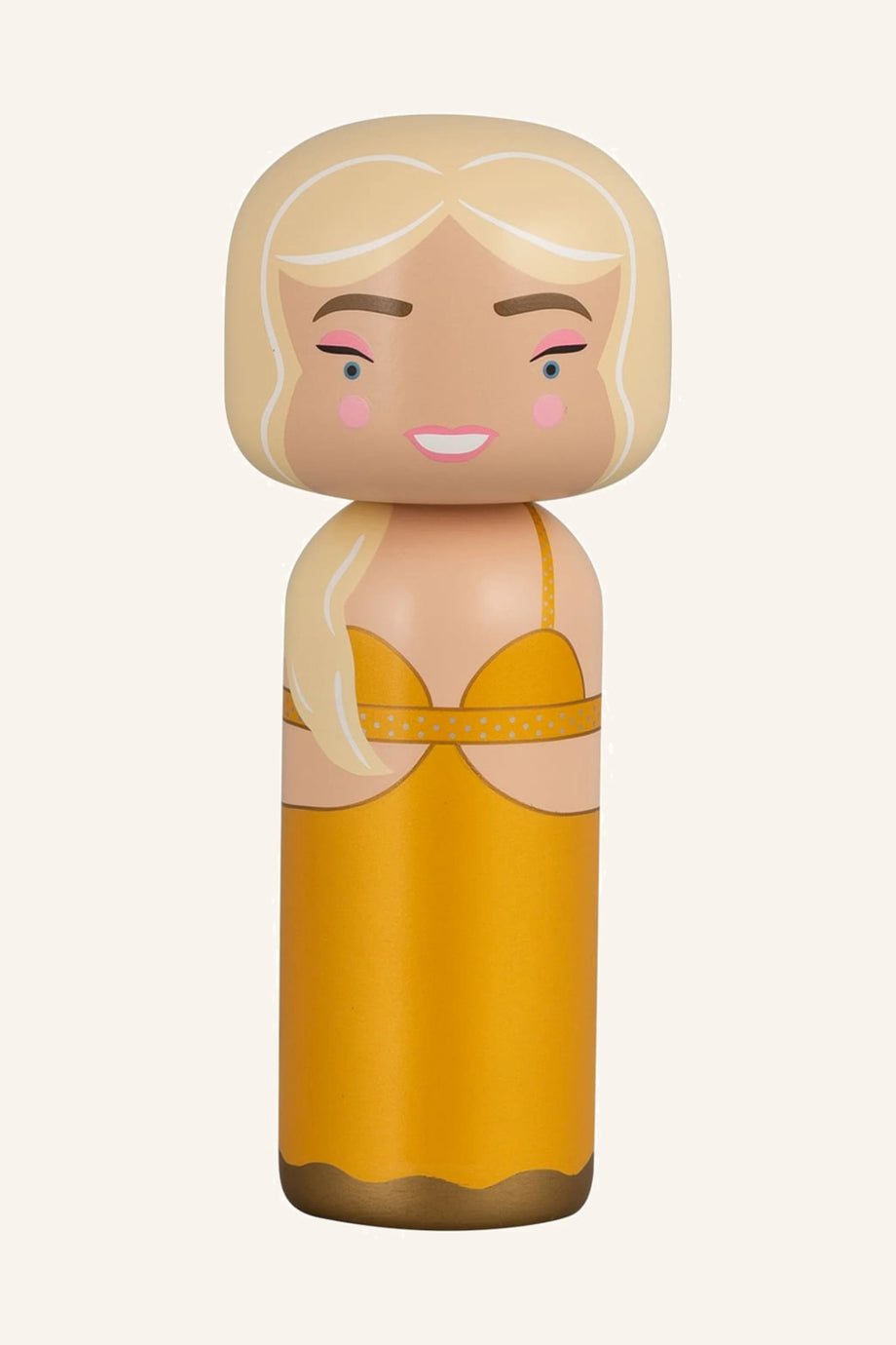 CLAUDIA SCHIFFER Dekoratif Figür, El Boyamalı, 14 cm