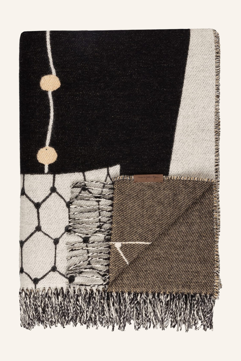 Jaime Hayon Plaid , 148x143 cm, Merino & Alpaka Yünlü, Çift Yüzlü Tasarım