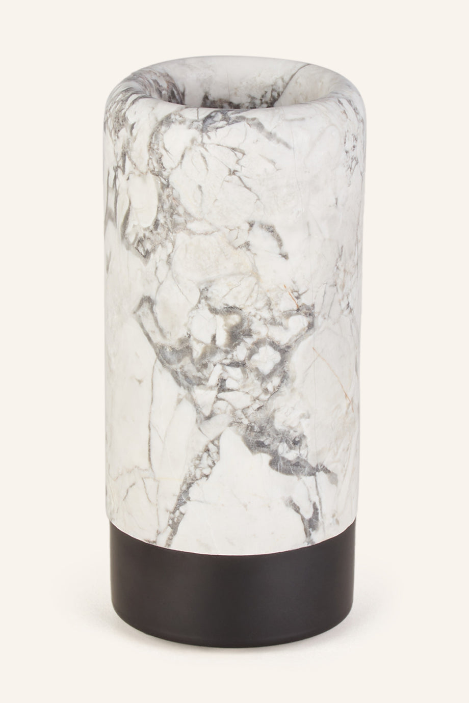 NERO Diş Fırçalık 13,5 cm, Doğal Taş, El Yapımı, Paslanmaz Çelik Taban