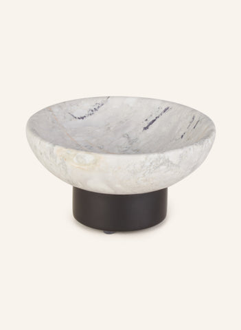 NERO Sabunluk 11 cm, Doğal Taş, El Yapımı, Paslanmaz Çelik Tabanlı