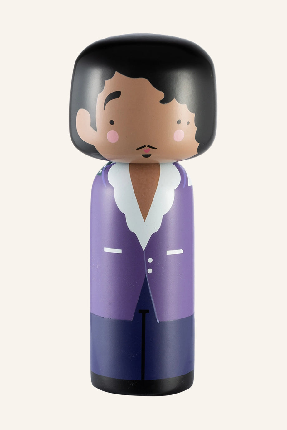 PRINCE Figürü, El Boyamalı Kokeshi Tarzında, 14 cm