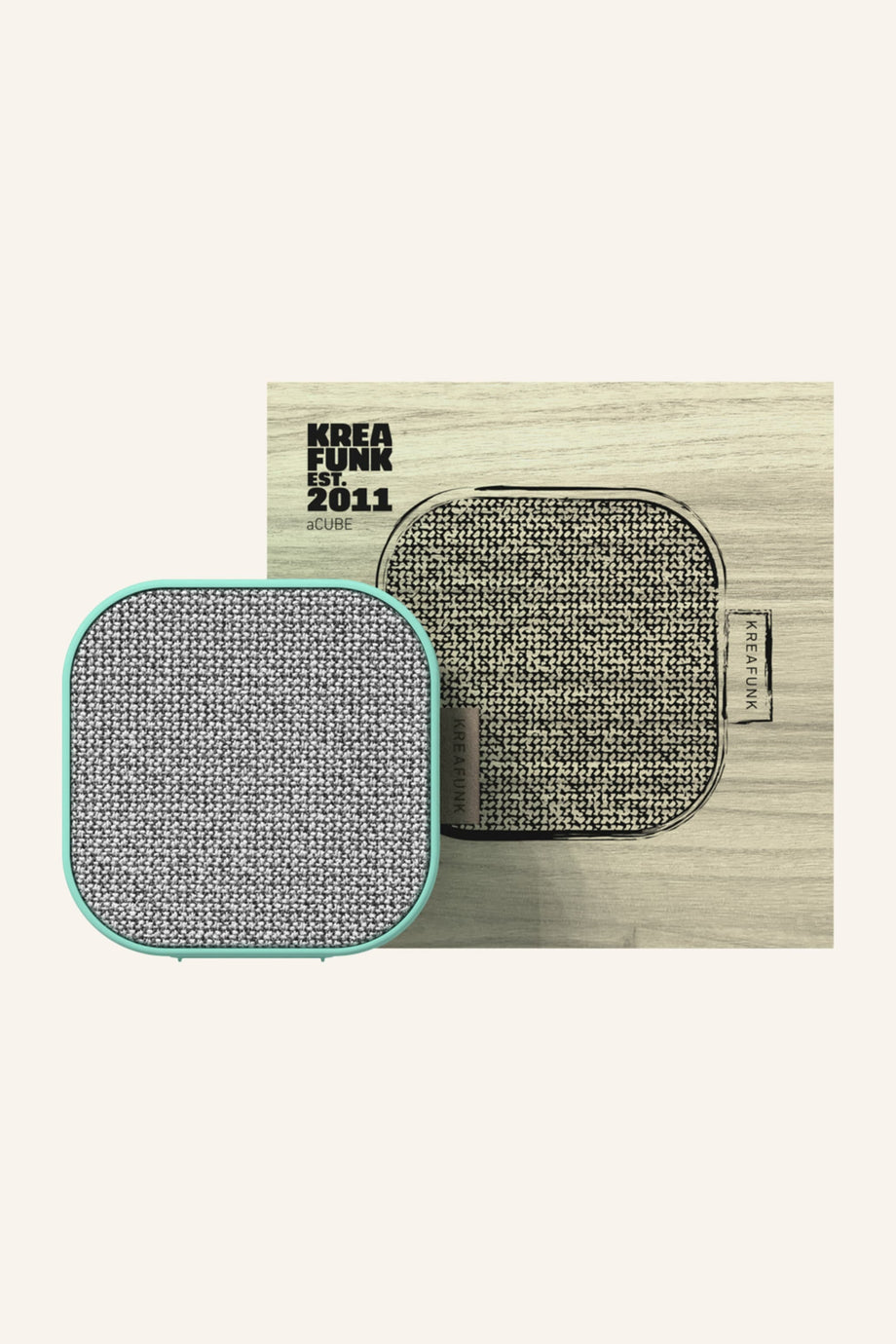 ACUBE Bluetooth Hoparlör, TWS Teknolojisi, IP55 Su Geçirmez, 25 Saat Pil, Geri Dönüştürülmüş Malzeme