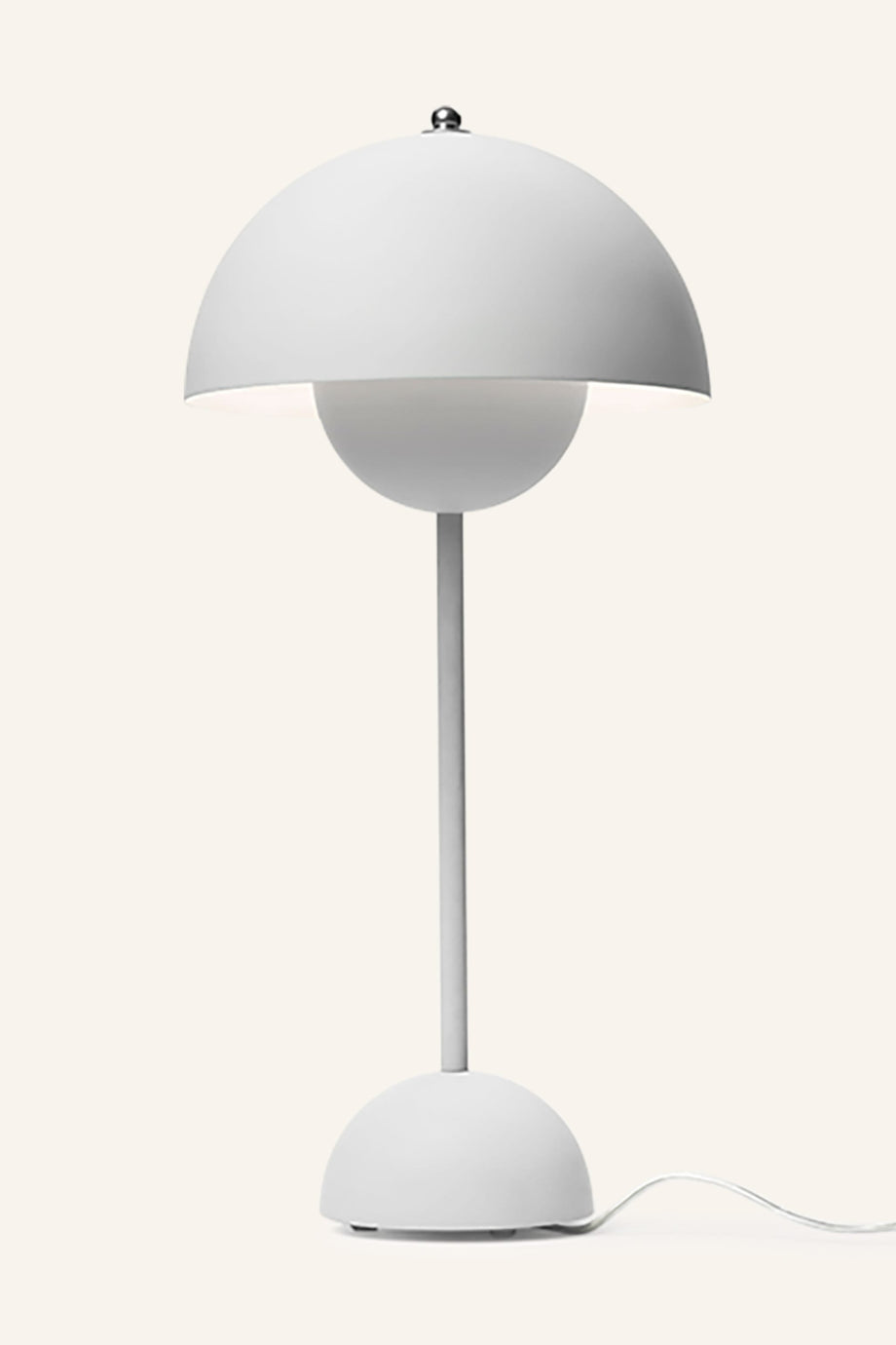 Flowerpot VP3 Masa Lambası, Verner Panton Tasarımı, E27 Duy, 49 cm