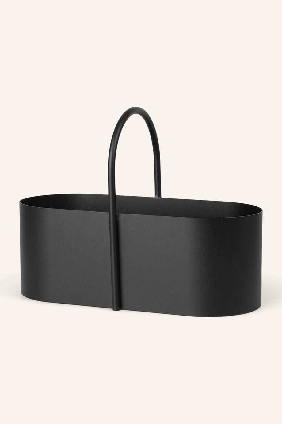 Mat Boyalı Toz Kaplamalı Oval Metal Sepet