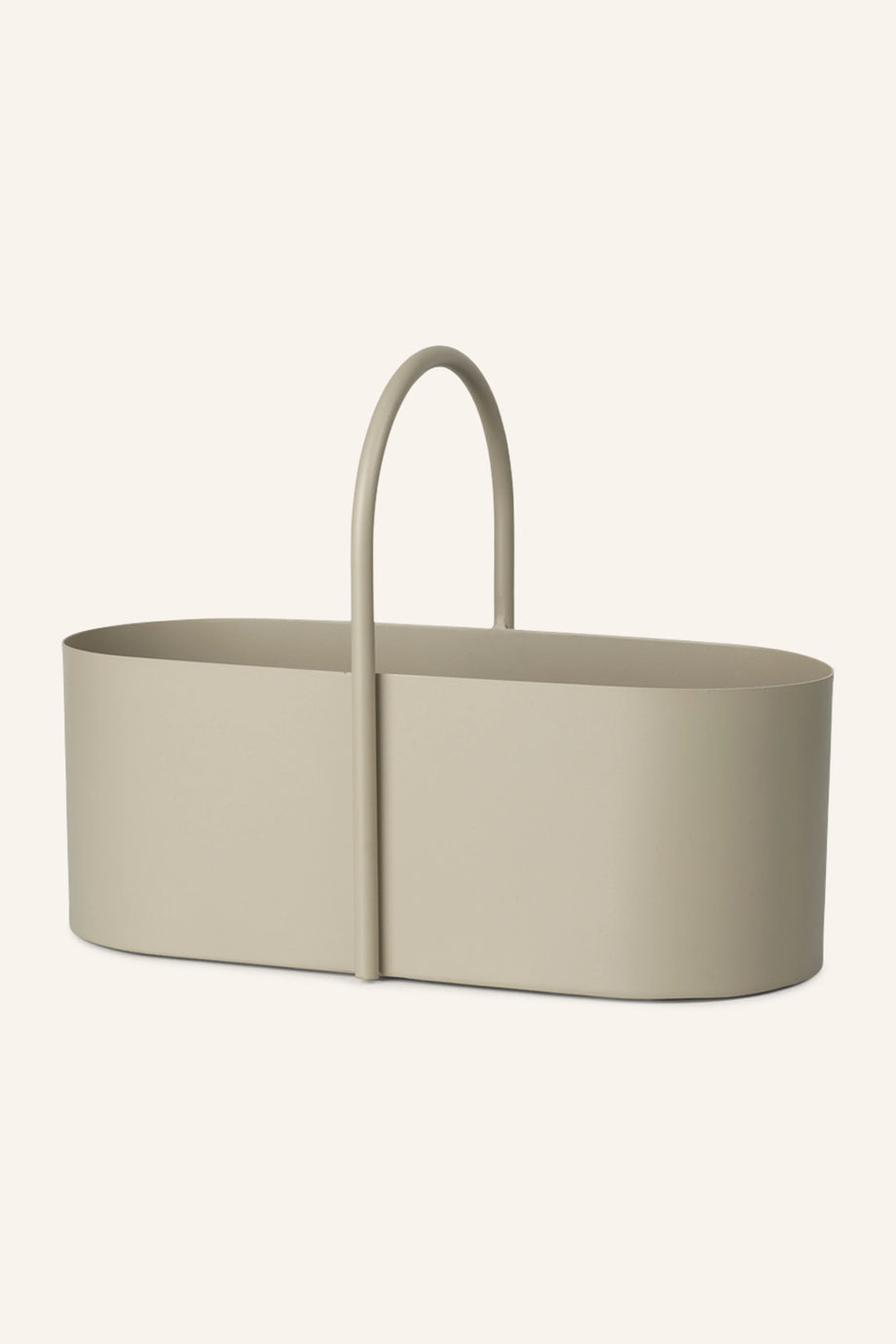 Mat Boyalı Toz Kaplamalı Oval Metal Sepet