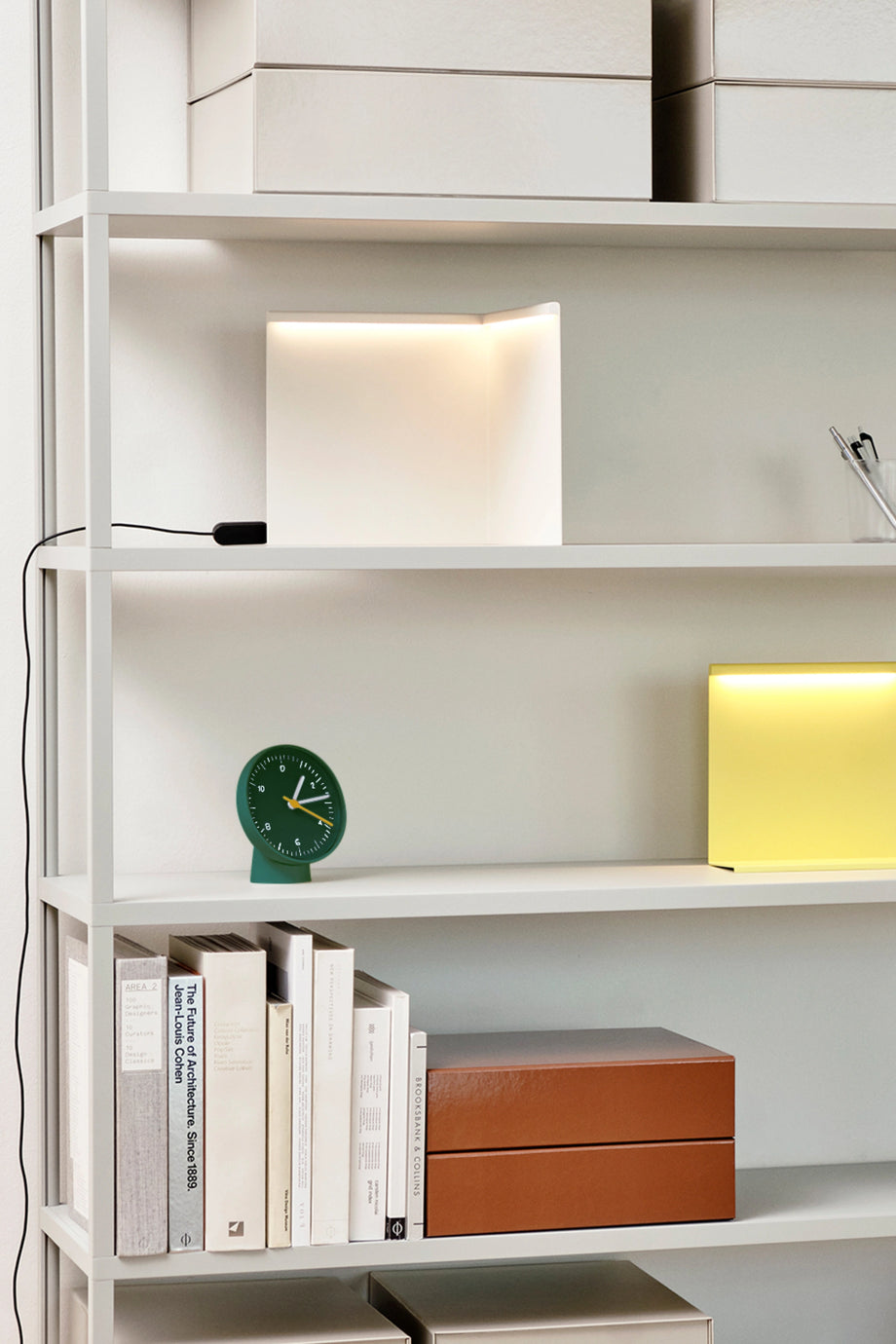 Jasper Morrison Tasarımı Alüminyum Masa Saati