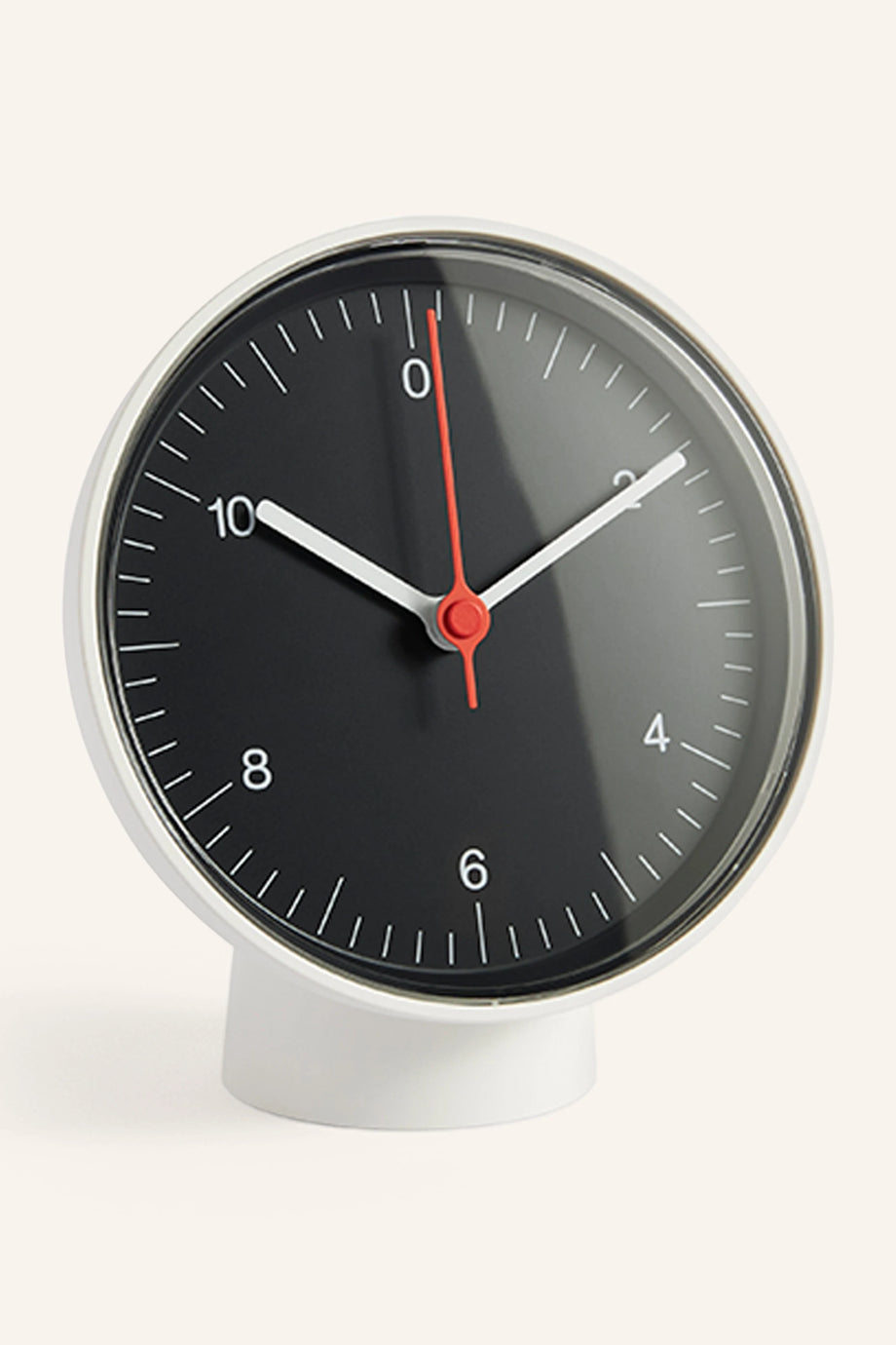 Tischuhr Sessiz Saniye Göstergeli Alüminyum Masa Saati, 14 cm Yüksekliğinde