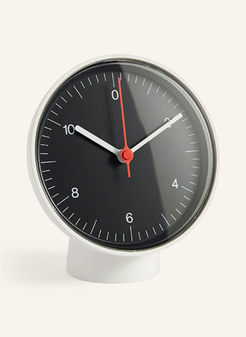 Tischuhr Sessiz Saniye Göstergeli Alüminyum Masa Saati, 14 cm Yüksekliğinde