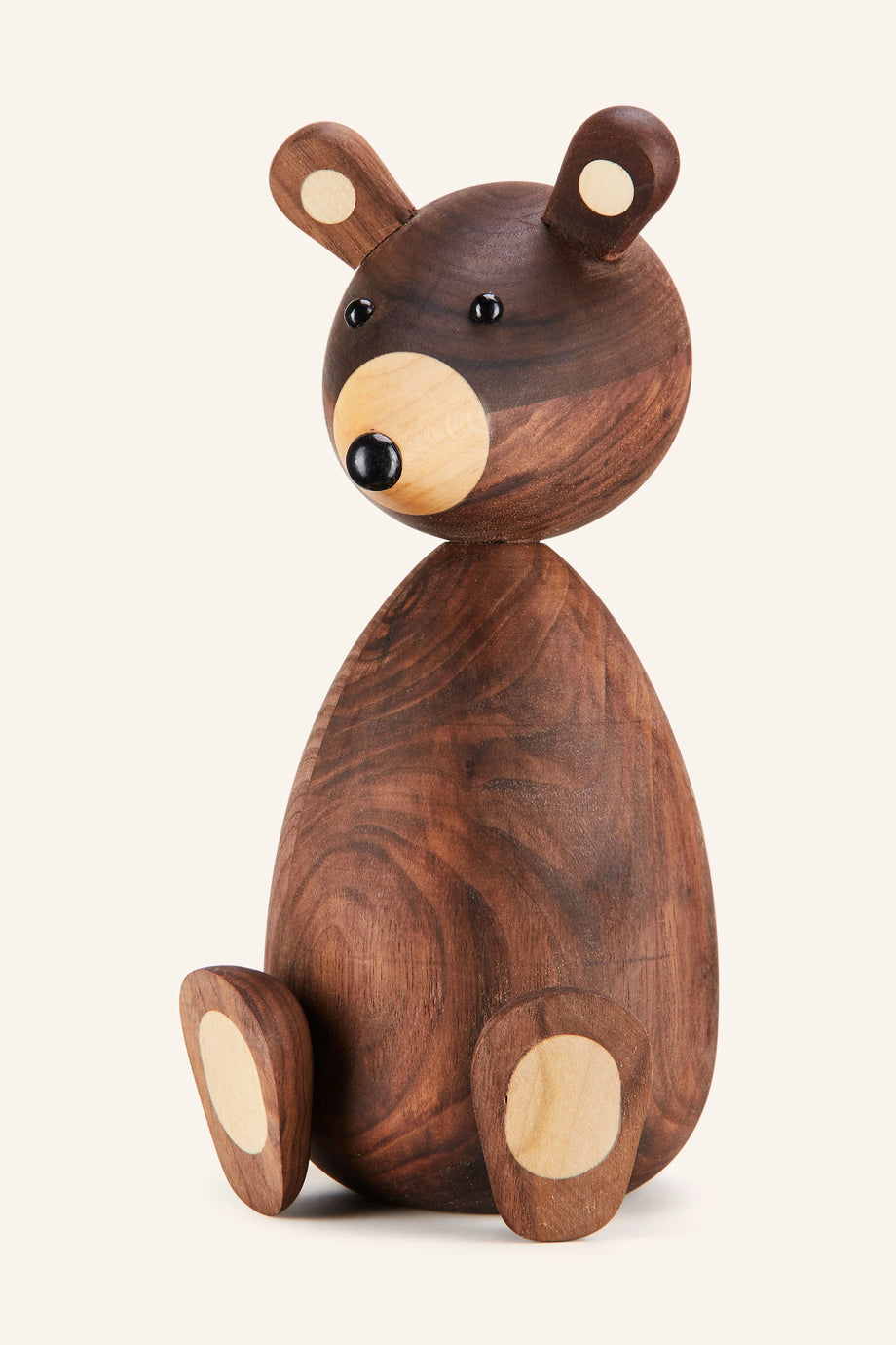 PAPA BEAR Dekoratif Figür, Ceviz Ağacı, 23,5 cm