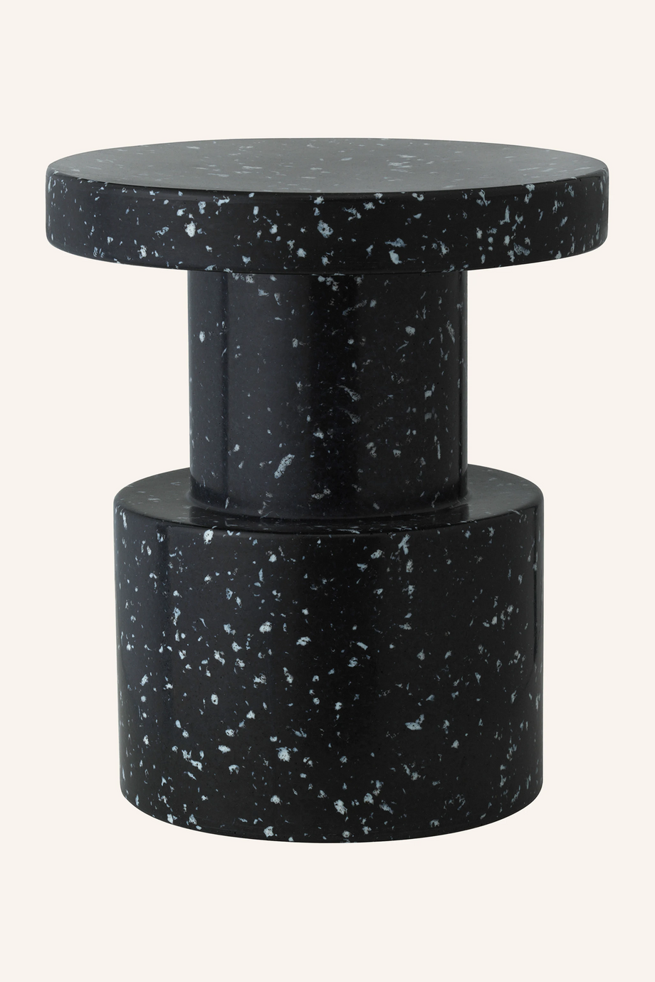 42 cm Yuvarlak Yan Sehpa Geri Dönüştürülmüş Malzeme Hocker Tasarım