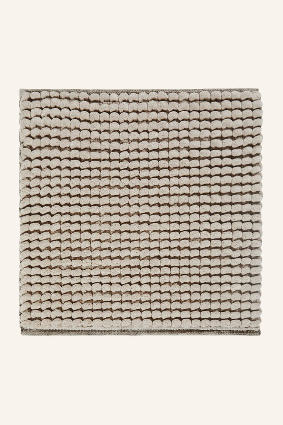 AXEL Banyo Paspası 60x60 cm, Kare, Yumuşak, El Yapımı, Kaymaz Tabanlı