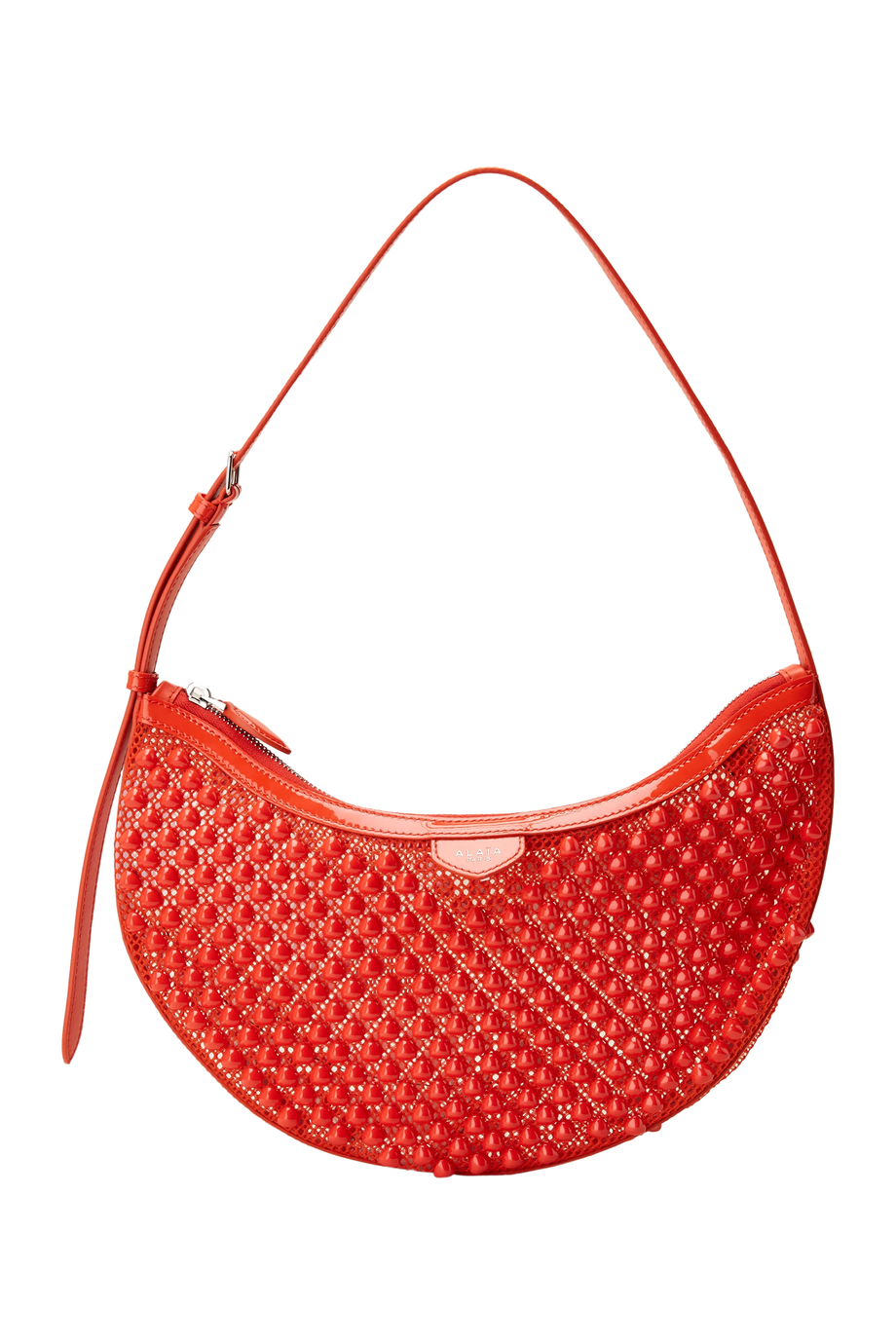 One Piece Demi Çanta, Taş Detaylı Şeffaf Tasarım, Çıkarılabilir Pouch, İtalya Yapımı