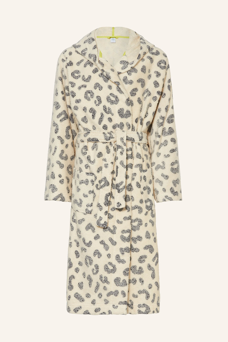 Hayvan Desenli Kız Çocuk Kapüşonlu Bornoz