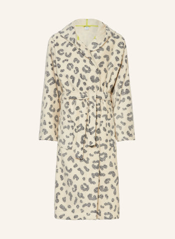 Hayvan Desenli Kız Çocuk Kapüşonlu Bornoz