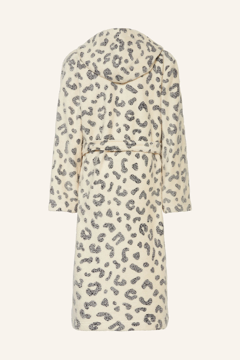 Hayvan Desenli Kız Çocuk Kapüşonlu Bornoz