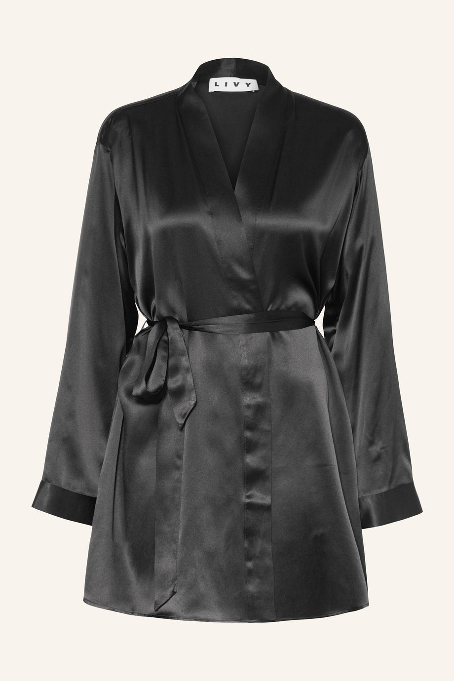 JONES Kadın Sabahlık ,%100 Saf İpek, Saten Dokulu, Hafif ve Şık – Beden S