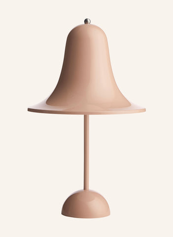 Verner Panton Tasarımı Taşınabilir LED Masa Lambası – IP44, Şarjlı, Modern Çan Formu