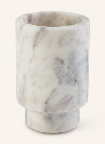 PORTO LARGE Diş Fırçalık | Doğal Taş, El Yapımı, 10,5 cm Yükseklik