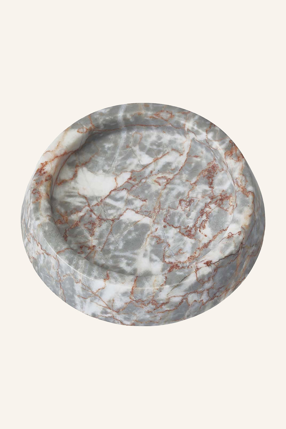 RION Sabunluk, Doğal Taş, 4,5 cm Yükseklik, 12 cm Çap, El Yapımı