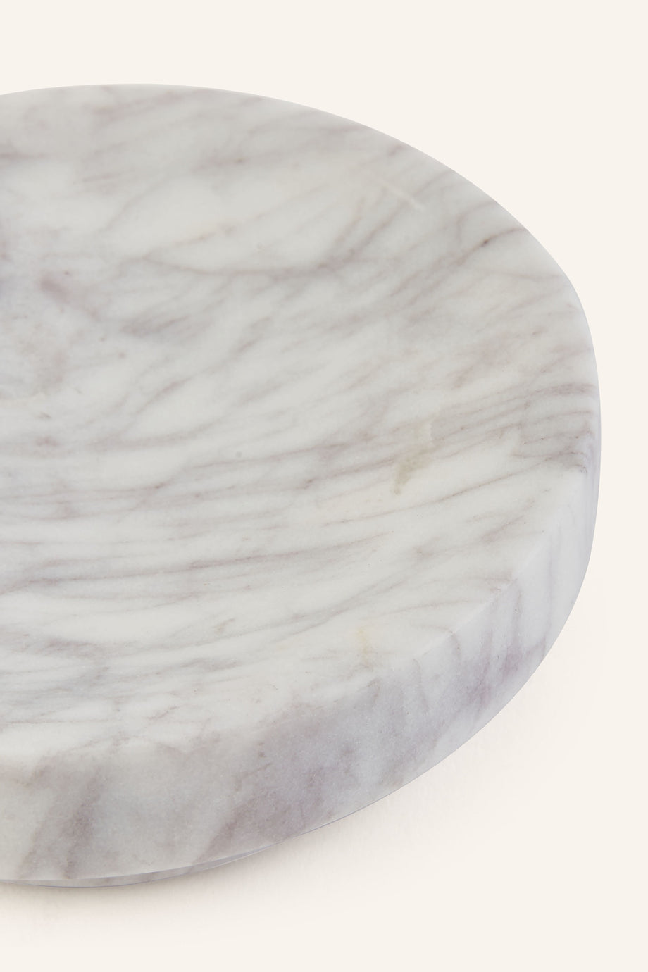 PORTO Sabunluk, 14 cm Çap, 5 cm Yükseklik, Doğal Taş, El Yapımı