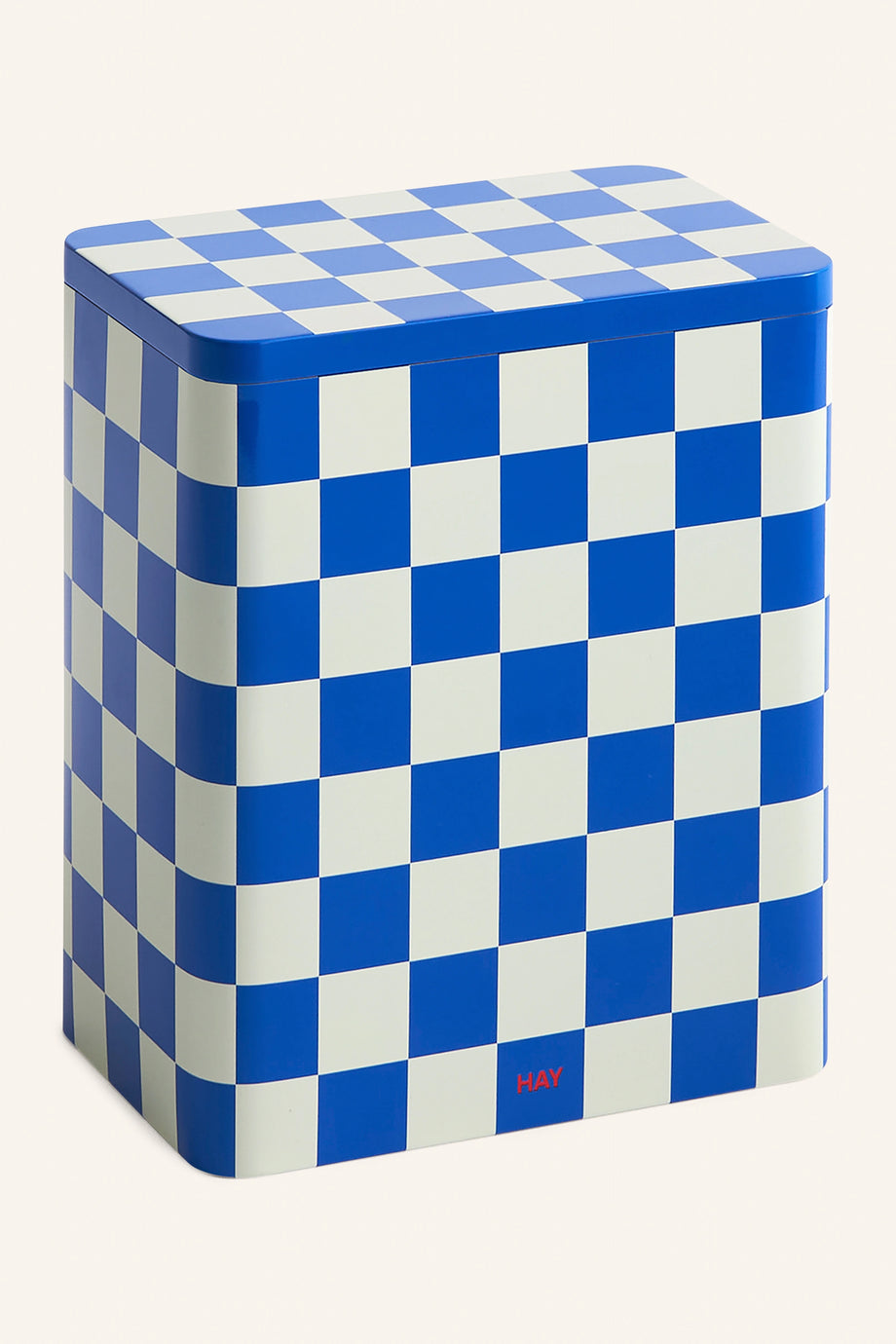 Large Metal Saklama Kutusu 20 cm Hava Geçirmez Kapaklı Gıda Dostu Beyaz Teneke