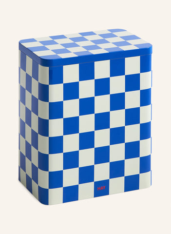 Large Metal Saklama Kutusu 20 cm Hava Geçirmez Kapaklı Gıda Dostu Beyaz Teneke