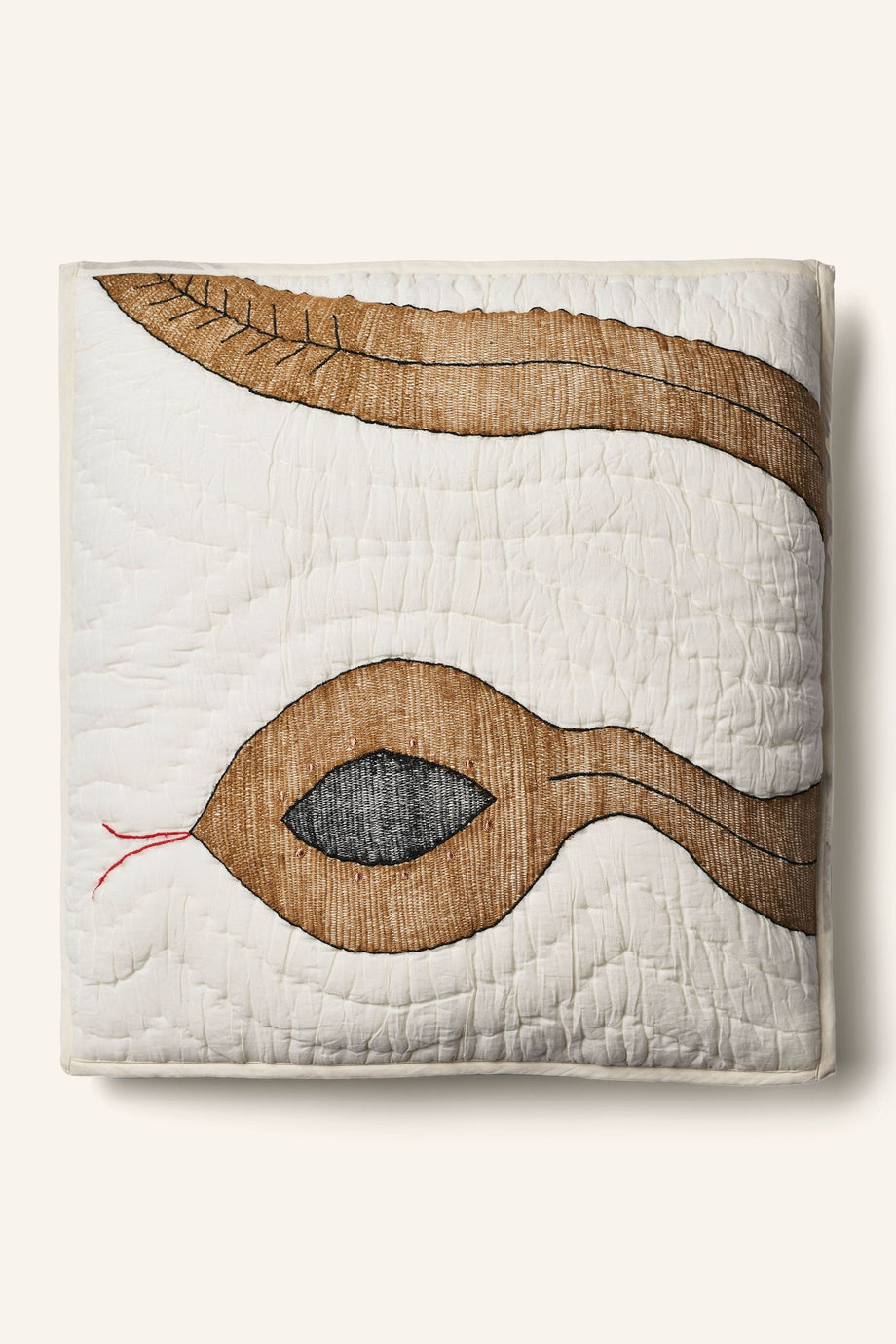 Dekoratif Yastık 50x50 cm, Dokulu Yüzeyli El Yapımı Pamuk Kılıf & Ördek Tüyü Dolgu