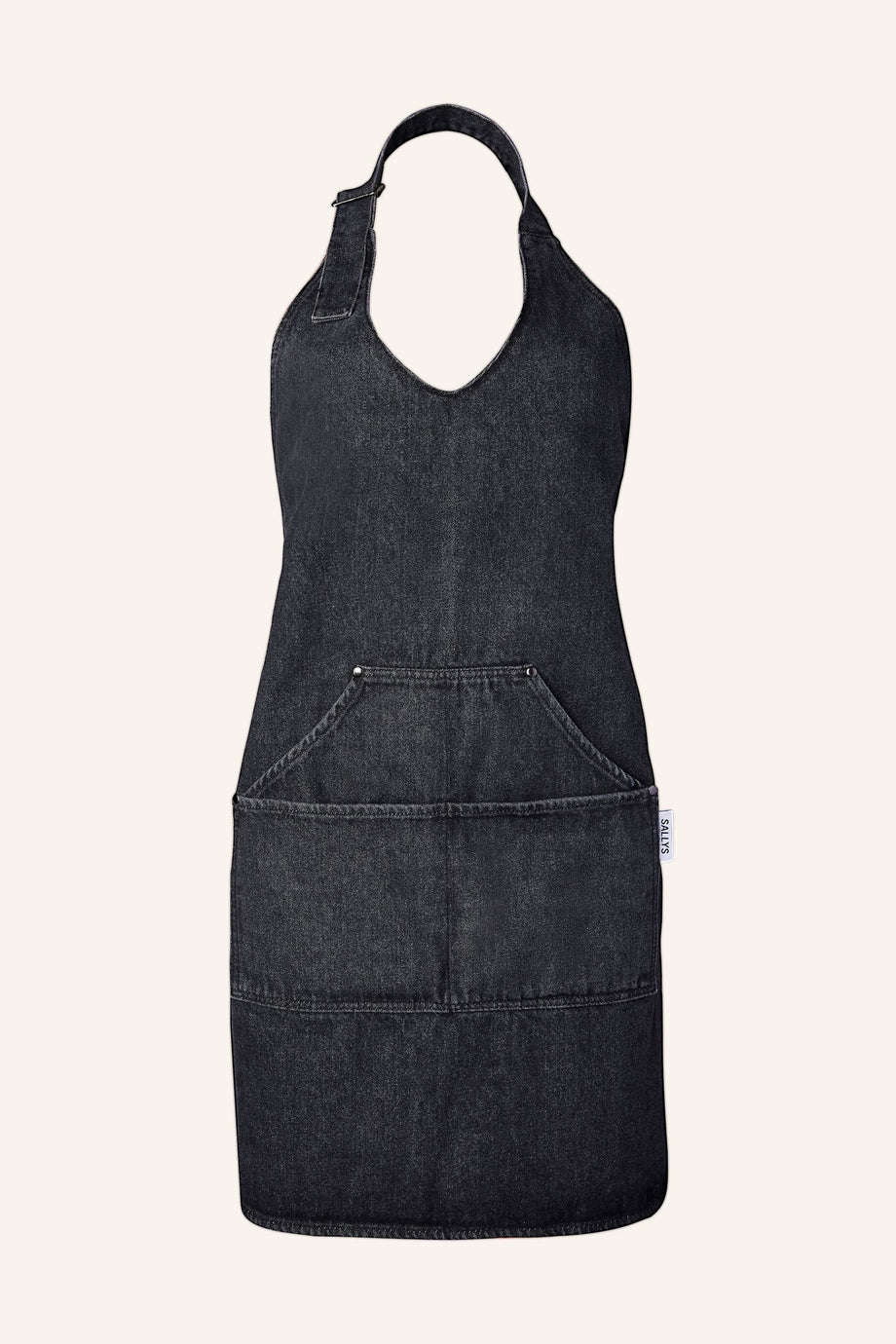 Mutfak Önlüğü, Ayarlanabilir Kayışlı, 4 Cepli, Denim , 90x70 cm