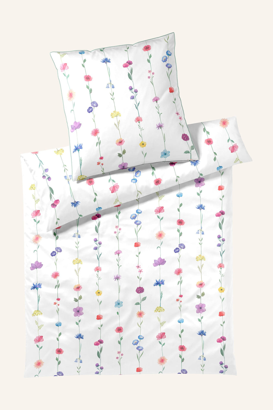 FLOWER SHOW Mako Jersey Nevresim Takımı Pamuk & Bambu Karışımı