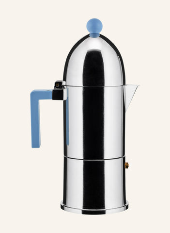 La Cupola Espresso Makinesi, 6 Fincanlık, 300 ml, Alüminyum, Aldo Rossi Tasarımı
