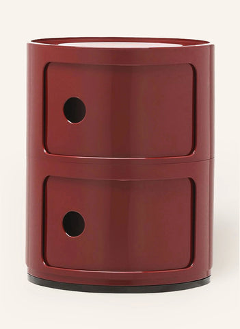 Modüler Silindirik Çekmeceli Saklama Ünitesi,2 Gözlü