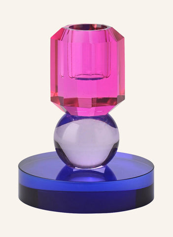 SARI Serisi Dekoratif Cam Mumluk – 10,5 cm, Konik Mumlara Uygun