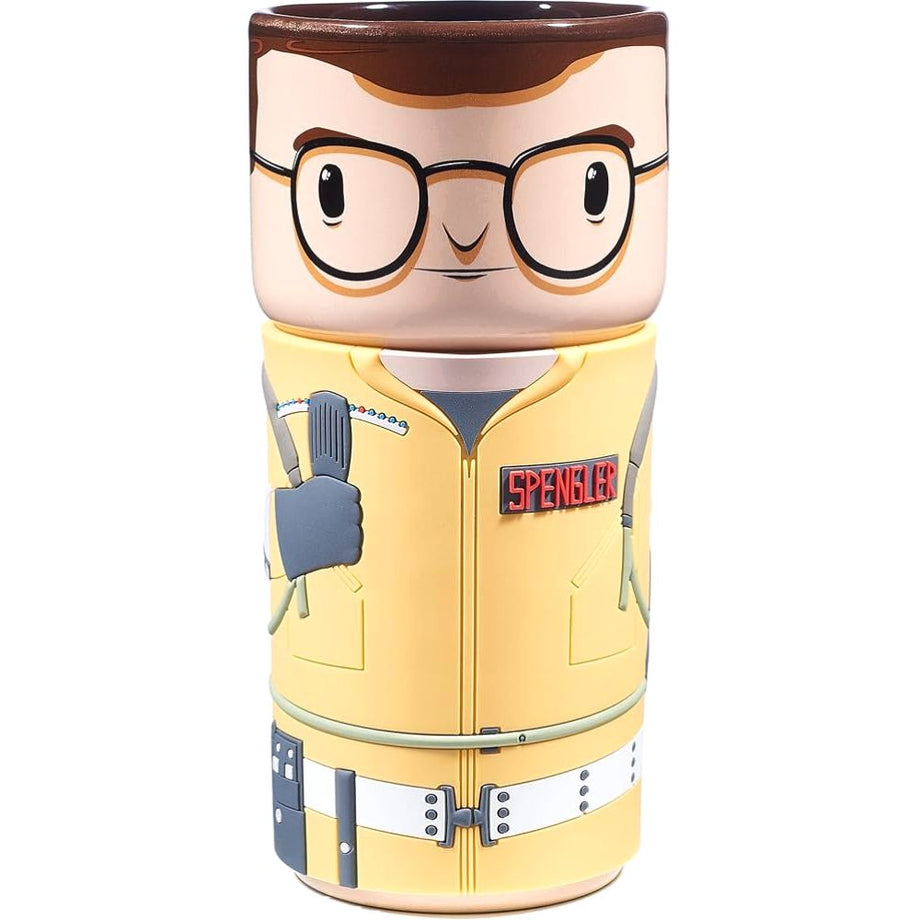 Ghostbusters Egon Spengler Cosplay Seramik Bardak 400ml - Resmi Lisanslı Hediye, Silikon Kulp