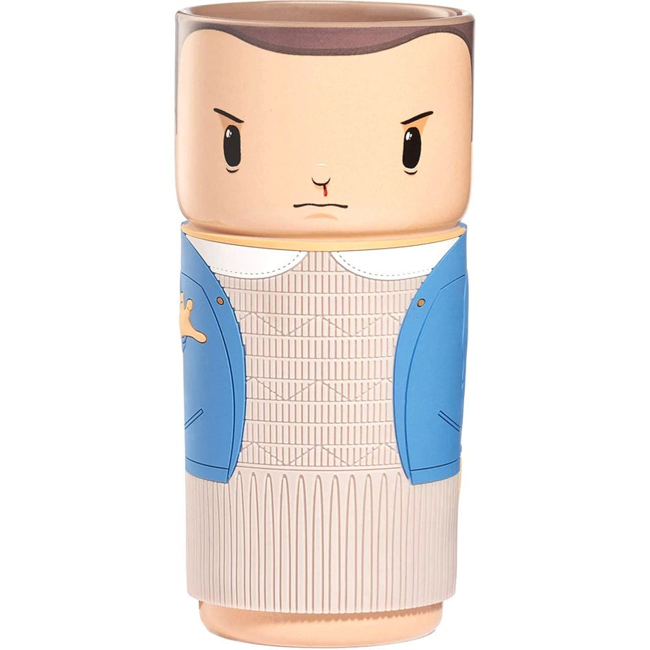 Stranger Things Eleven Cosplay Seramik Bardak 400ml - Resmi Lisanslı Hediye, Silikon Kulp