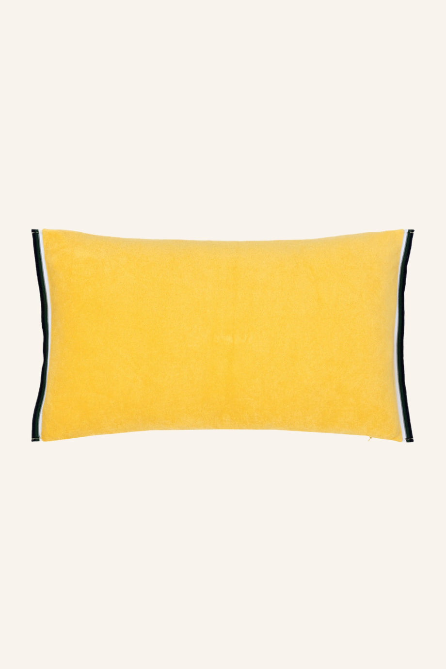 LLECLUB Dekoratif Yastık Kılıfı 33x57 cm, Logo İşlemeli, Üç Renkli Detay