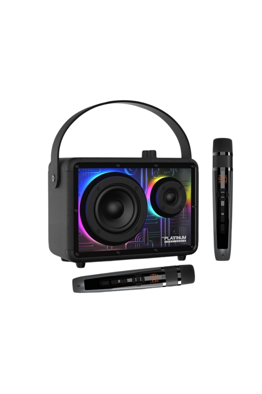 Apollo Pro 80W Taşınabilir Bluetooth Hoparlör ve Mikrofon Siyah