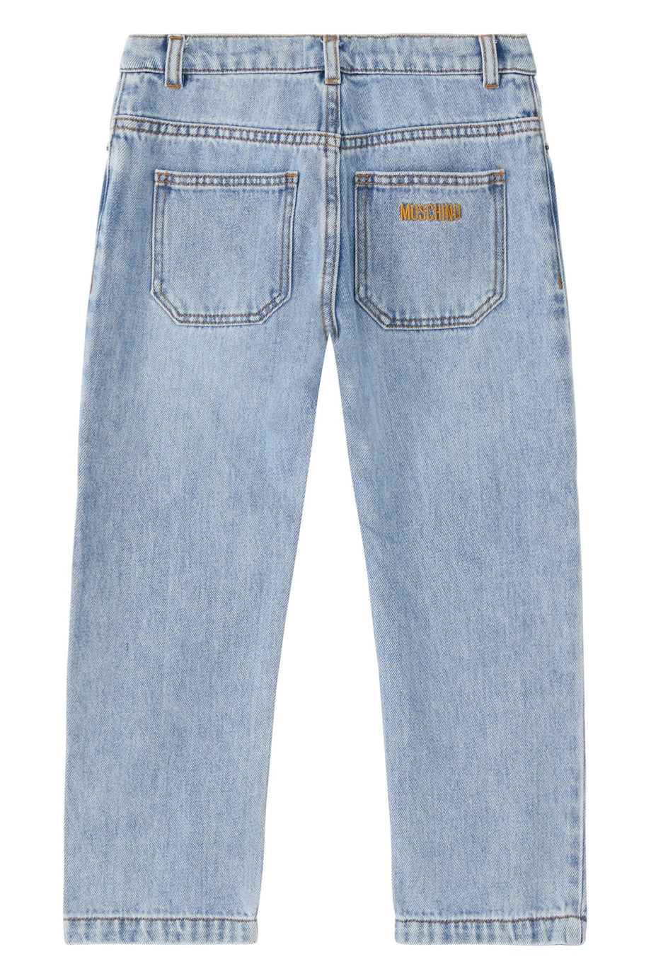 Çocuklar için Upside Down Kot Düz Pantolon - Denim