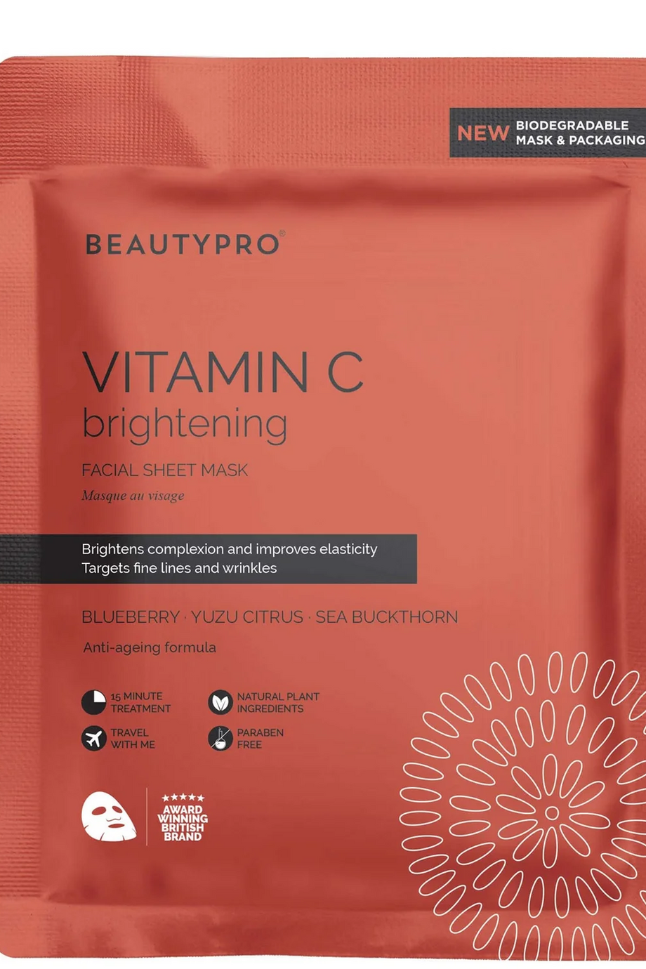 Brightening Collagen Vitamin C Canlandırıcı Yüz Maskesi