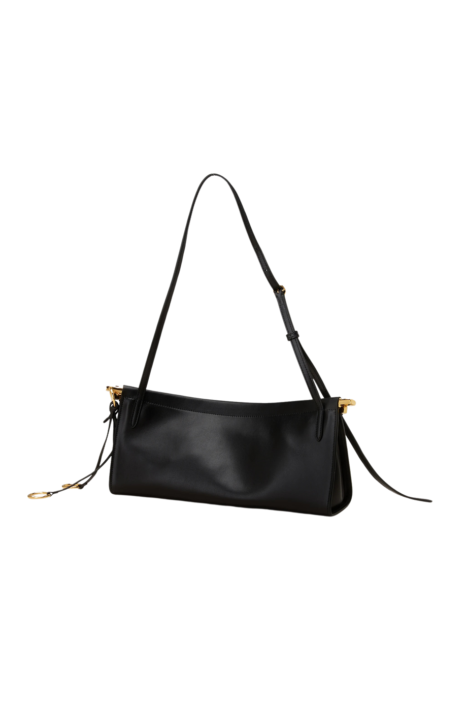 EAST WEST MEDIUM İnce Taneli Deri Omuz Çantası, Manyetik Toka, Ayarlanabilir Askı, İtalya Üretimi