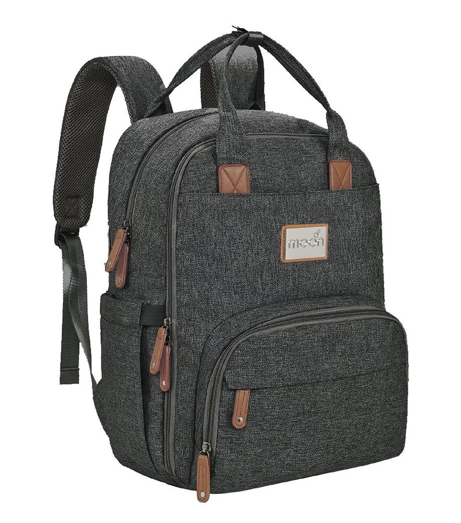 Kary Me Dark Grey Şık Bebek Bakım Çantası Sırt Tipi 42x30x16 cm