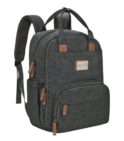 Kary Me Dark Grey Şık Bebek Bakım Çantası Sırt Tipi 42x30x16 cm