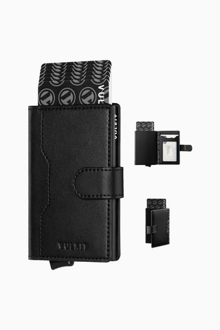 RFID Alüminyum Deri Pop-Up Unisex Kartlık Cüzdan