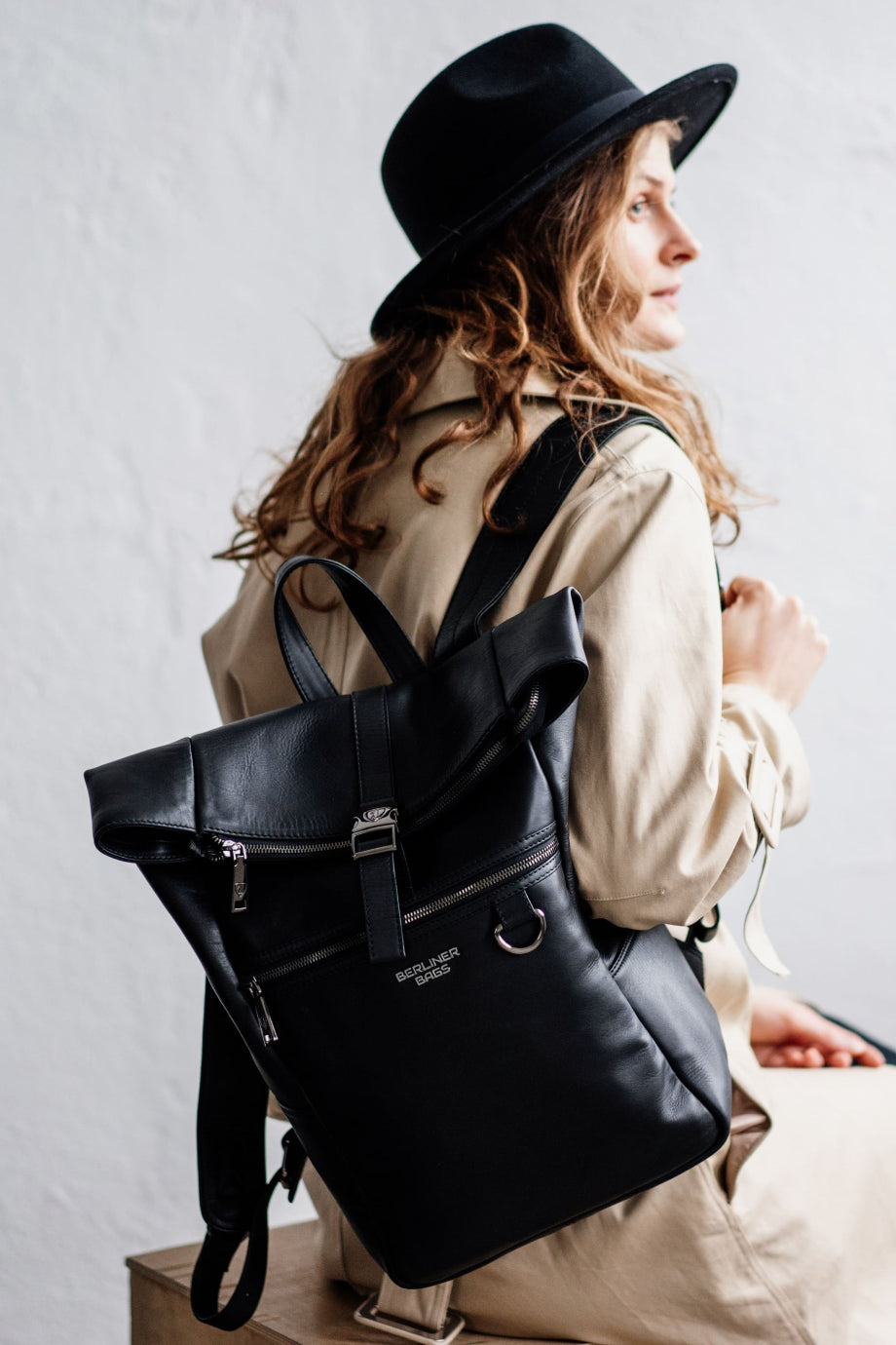 Harlem %100 Hakiki Deri Su Geçirmez Business Unisex Laptop Sırt Çantası