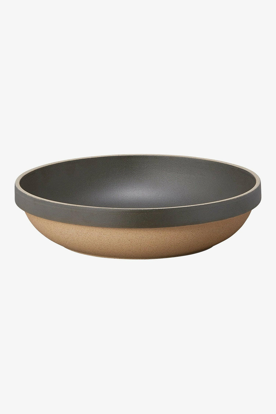 HPB033 Round Bowl Black: Hasami Siyah Seramik Kase 220×55 mm