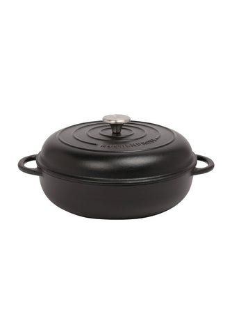 Provence Gourmet Tava, 28 cm, 3,9 L, Dökme Demir, İndüksiyon Uyumlu