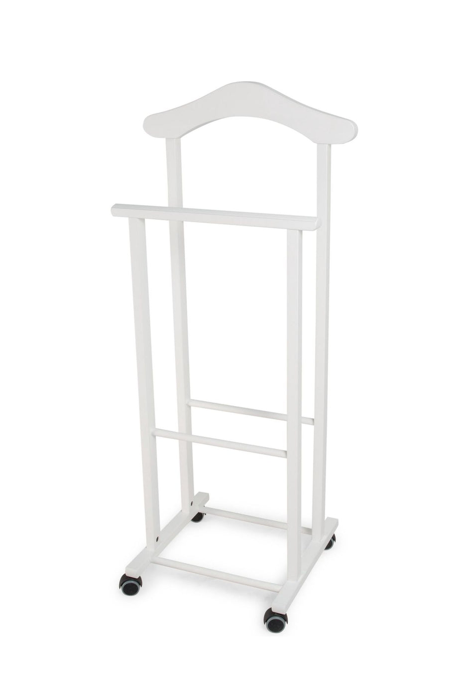 ATRI Elbise Askılığı, Masif Kayın, Beyaz Renk